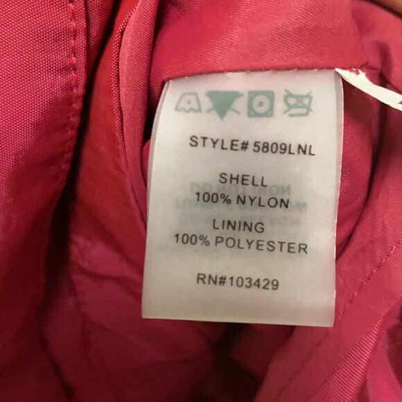 Myanorak Magenta Crinkle Nylon Jacket Small - Picture 3 of 6